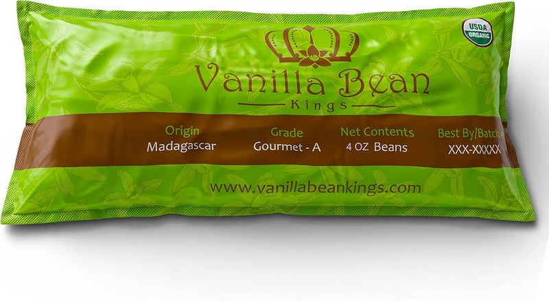 Vanilla Bean Kings حبوب الفانيليا العضوية من مدغشقر - بودات من الدرجة A - Image 2