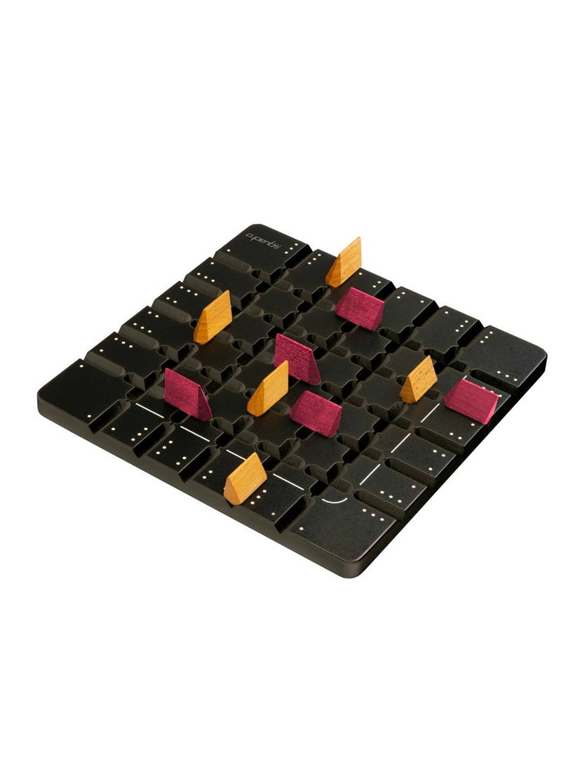 Gigamic Squadro Mini Base Game - Strategy Game - Gigamic - For Ages 8+ - Original - Small Compact Size - Travel Edition  - Image 2