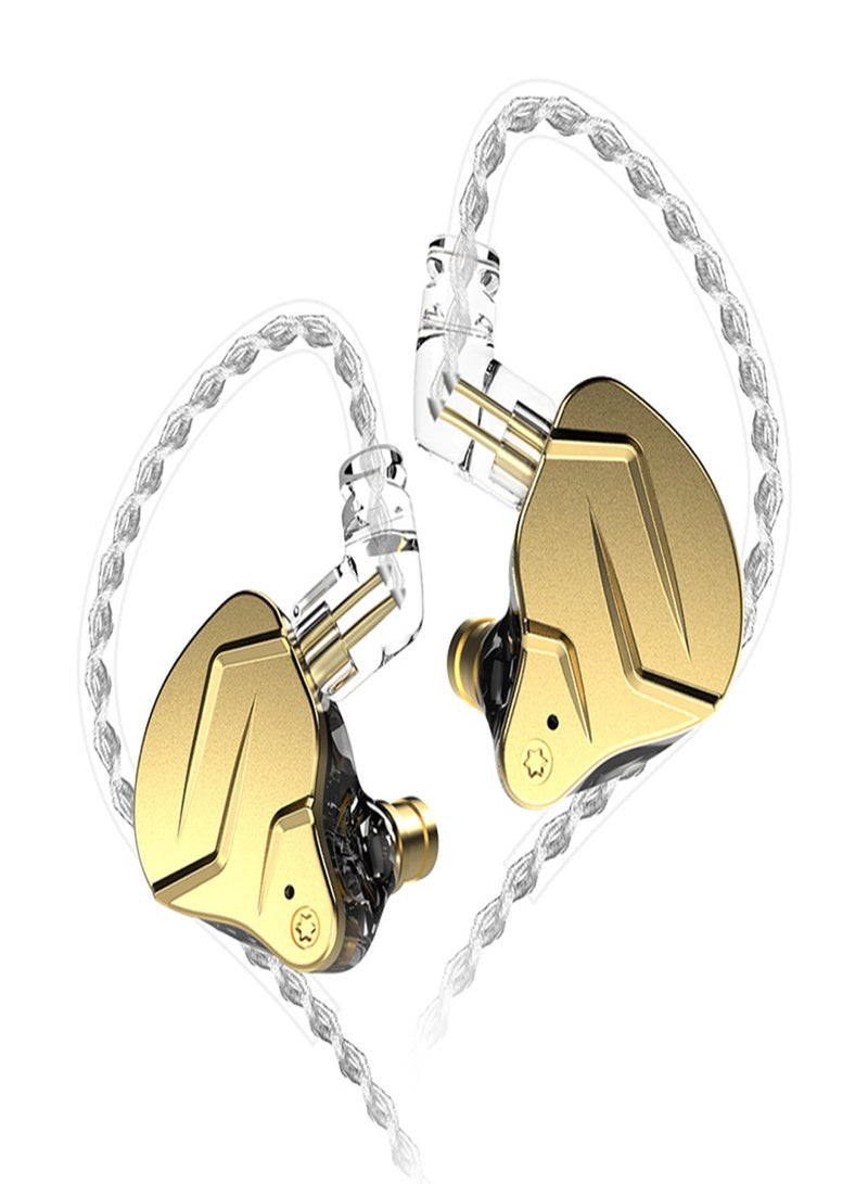 كي زد سماعات أذن KZ ZSN PRO X داخل الأذن 1DD+1BA هايبرد بمحرك ديناميكي مزدوج مع صوت ستيريو عميق وعميق، سماعات أذن مريحة مع كابل قابل للفصل لأجهزة واجهة الصوت 3.5 مم (بدون ميكروفون) - Image 1