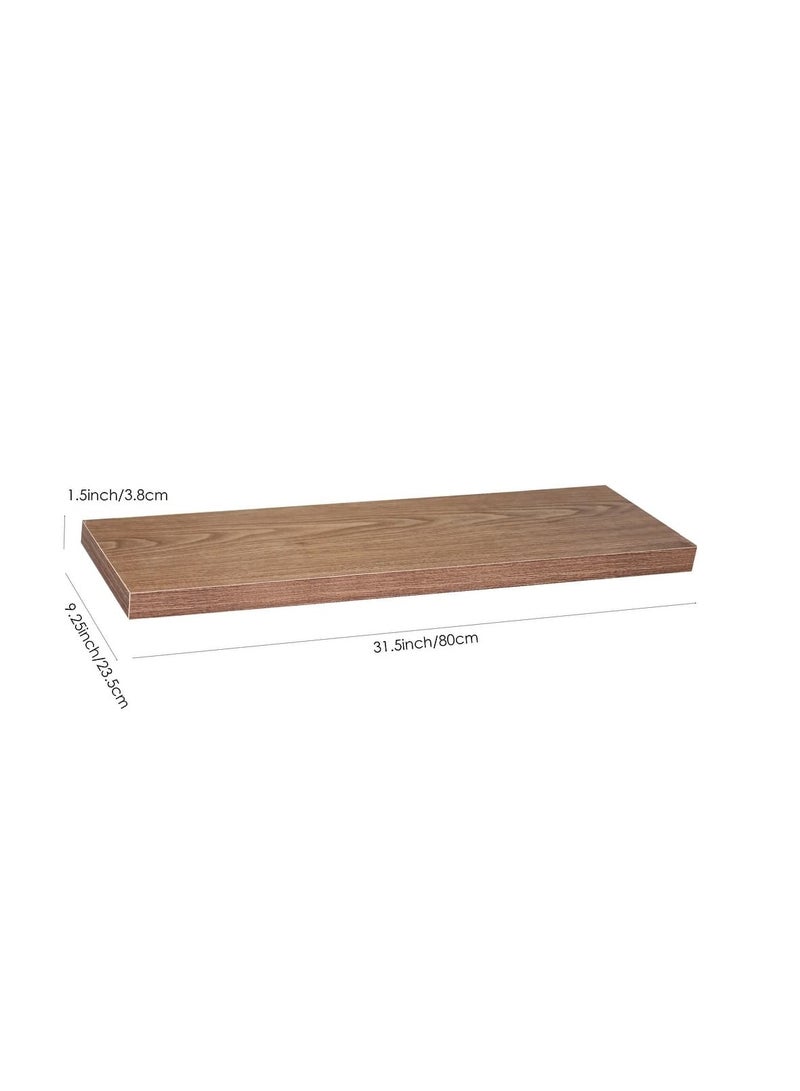 BAIG Wood Wall Mount Accumulate Living Room Bedroom Storage Floating Hanging Kitchen Shelf Bedroom Shelves Wall Storage Shelf width 80cm - Image 3