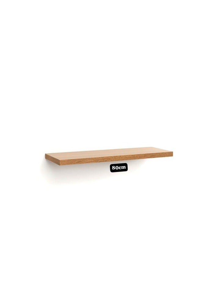 BAIG Wood Wall Mount Accumulate Living Room Bedroom Storage Floating Hanging Kitchen Shelf Bedroom Shelves Wall Storage Shelf width 80cm - Image 2