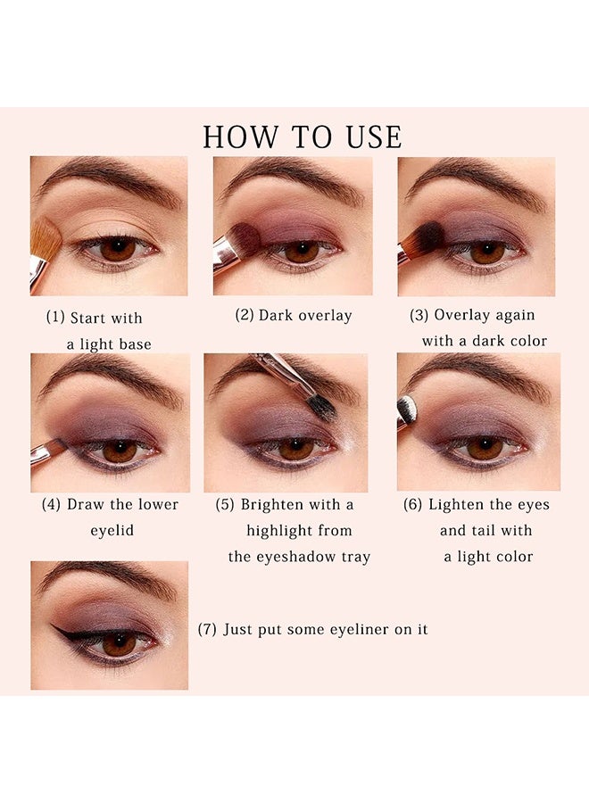 HUDA STORY Nude Darty  Eyeshadow Palette Chocolates 16 Colours Contour Palette Brown Eyeshadow Make Up Palettes Long Lasting Shimmer Matte Highly Pigmented Natural Look Travel Size Eye Shadows Palette For Women - Image 5