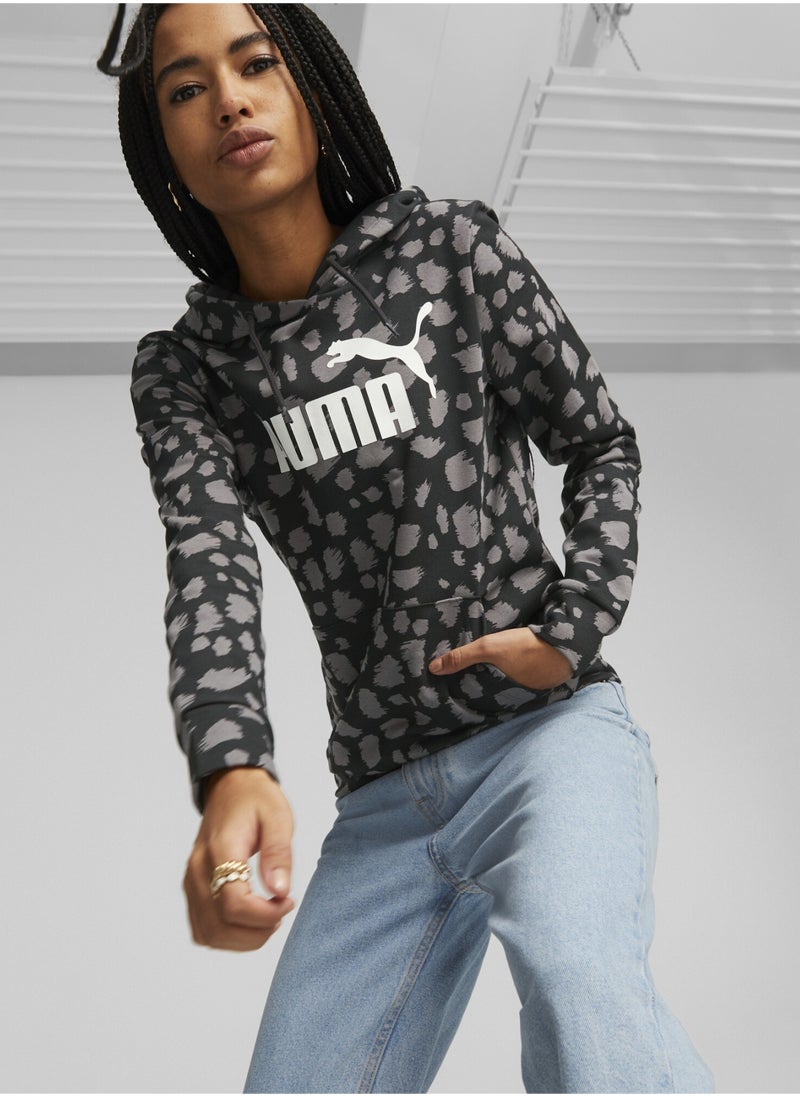 PUMA - Essentials+ Animal Womens Hoodie - Image 1