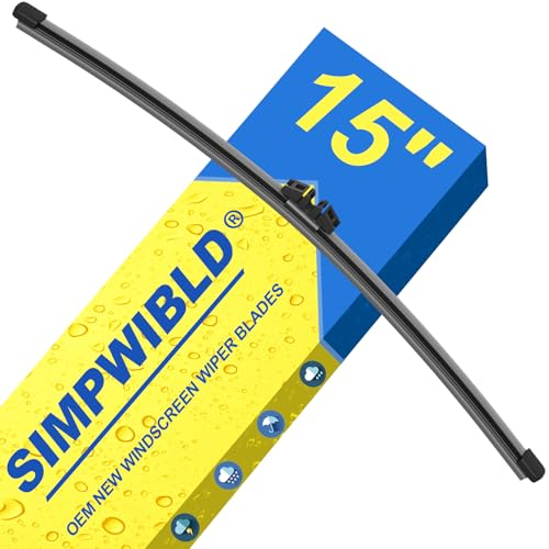SIMPWIBLD 15 inch Rear Wiper blades Replacement for 2007-2013 BMW X5/2009-2011 Volvo XC60 Windshield wiper blades (Pack of 1) - Image 1