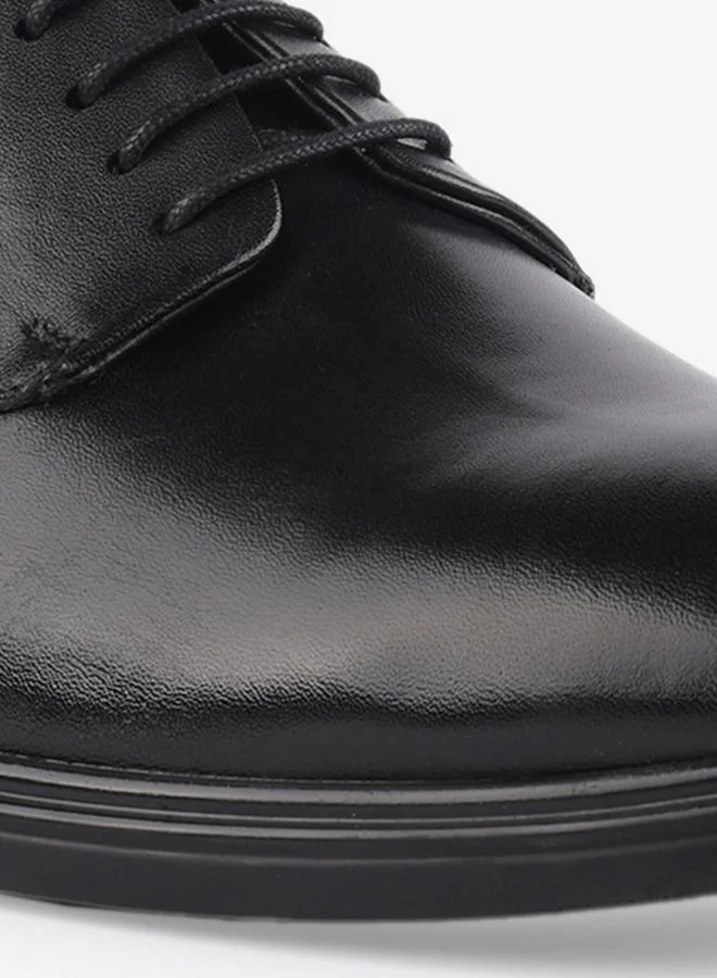 Le Confort BLACK Men Leather Lace-Up Derby Shoes for Men | Best Price UAE