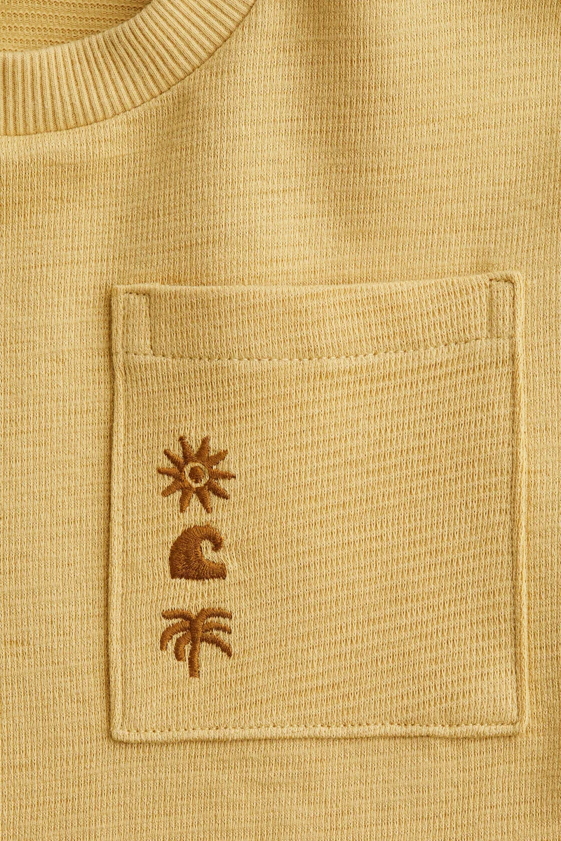 اتش اند ام Embroidery-detail cotton T-shirt