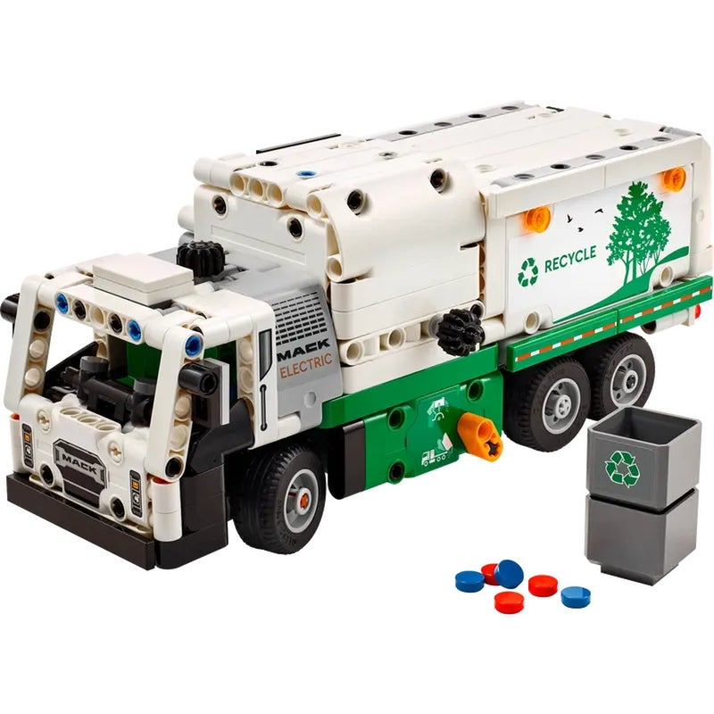 LEGO - Technic Mack LR Electric Garbage Truck 503 Pieces - 42167 - Image 2