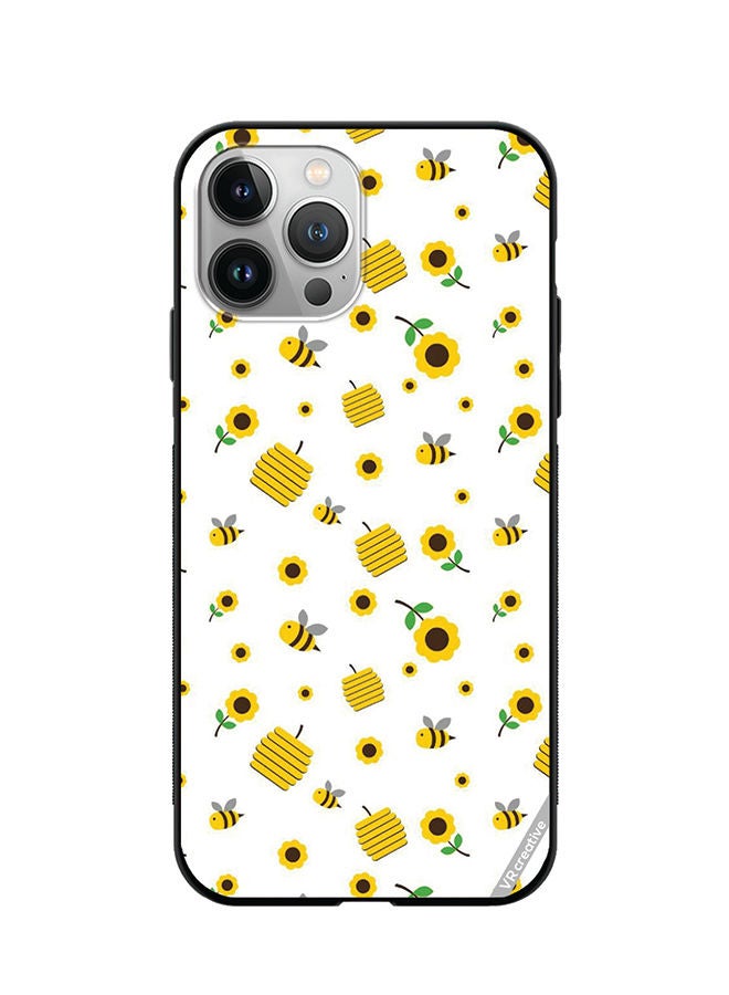 VR CREATIVE Protective Case Cover For Apple iPhone 11 Pro Honeybee Design Multicolour - Image 1
