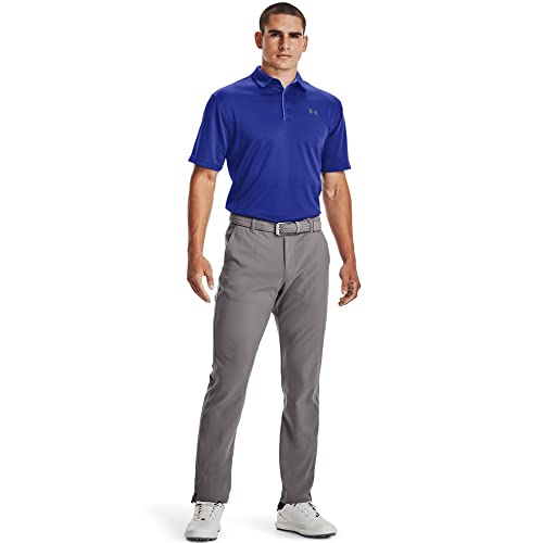 Under Armour Men's Tech Golf Polo , Royal (400)/Graphite, Small - Image 2