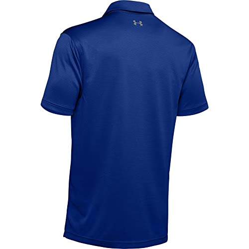 Under Armour Men's Tech Golf Polo , Royal (400)/Graphite, Small - Image 5