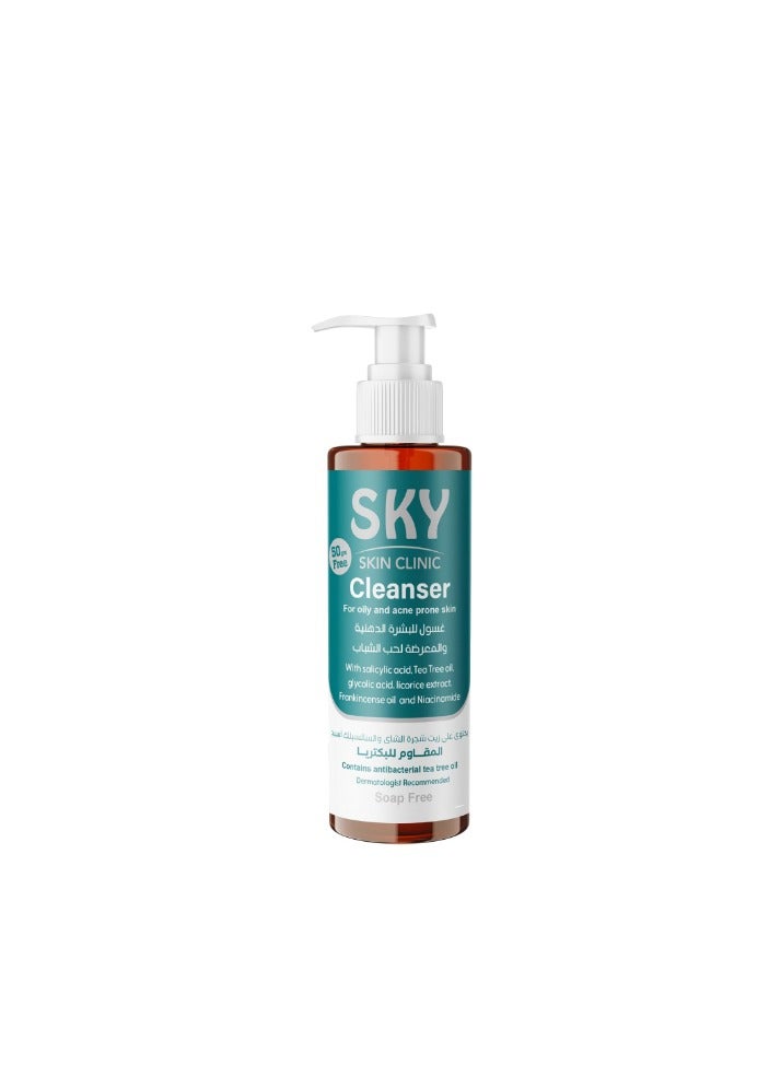 SKY Skin Clinic Cleanser For Oily And Acne Prone Skin 250gm - Image 2