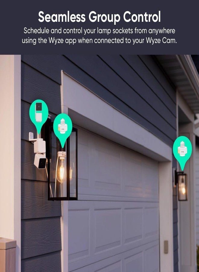 Wyze Lamp Socket v2 Power Adapter for Wyze Cam v3/v3 Pro/ v4/OG/Pan v3(Camera Sold Separately) - Image 5