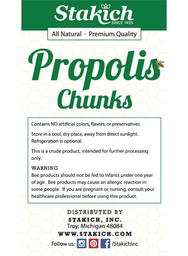 Stakich Propolis Chunks 4 Ounce - All Natural - Image 3