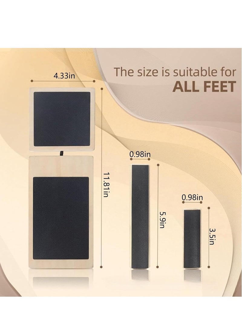 منصة خشبية لتقوية توازن القدم في الكاحل لتدريب التوازن للبالغين الأطفال - Image 5