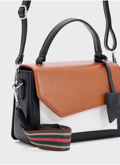 ELLA Color Block Satchel Bag  - Image 4