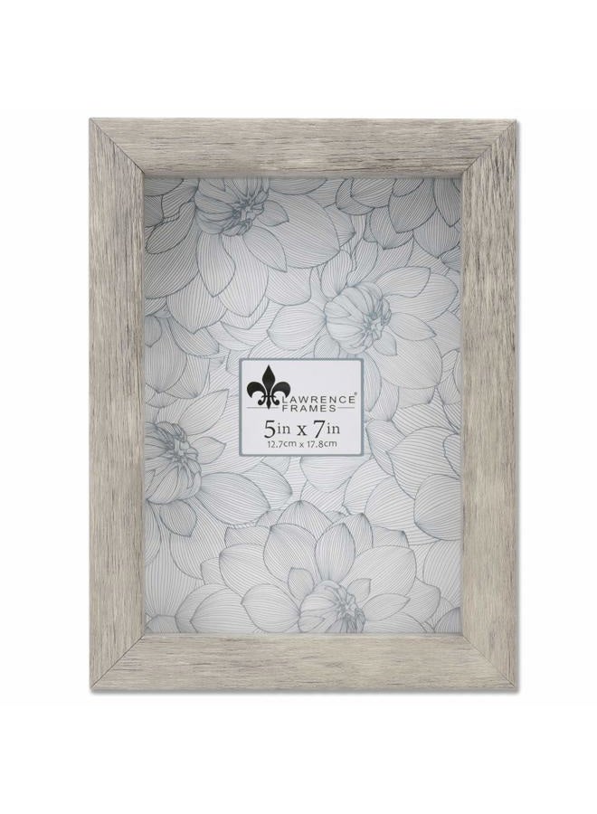 Lawrence Frames Shadow Box Frame, Polystyrene, Natural Gray, 5x7 - Image 2