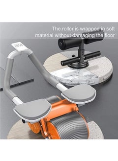 Zoom Plus New with timer Ab Abdominal Exercise Roller Elbow Support abs roller wheel core exercise equipment Automatic Rebound Abdominal Wheel  - Image 2