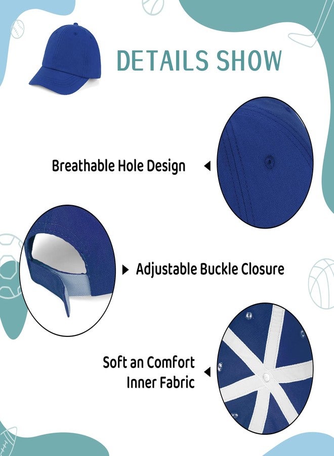 Durio Baby Baseball Cap Toddler Baseball Hat Sun Protection Baby Hats 12-18 Months Adjustable Cute Boy Girl Hat C Klein Blue 12-24 Months - Image 3