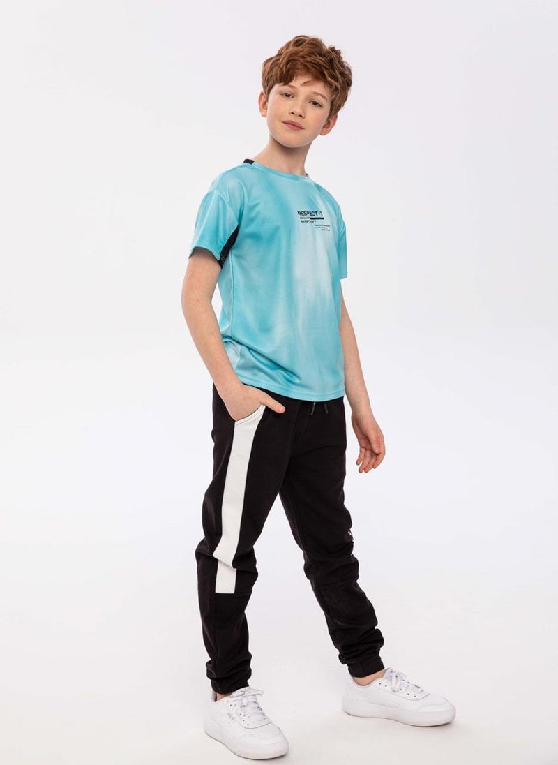 MINOTI Kids Girls’ Joggers With Elastic Waist AndDrawstring - Image 1