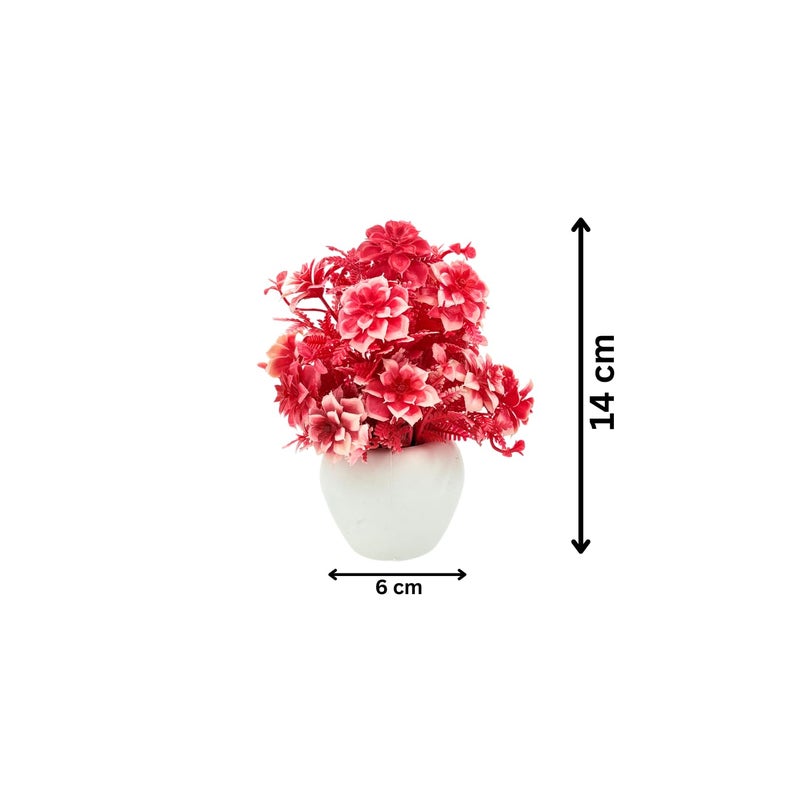 Madhav Enterprises Flowers Artificial Wild Plant with Pot Showcase Decoration Plants Flowers Fake Plant Artificial Plants for Home Decor Office Gifting Plants Decorative Pack of 2 RVAP12 - Image 3