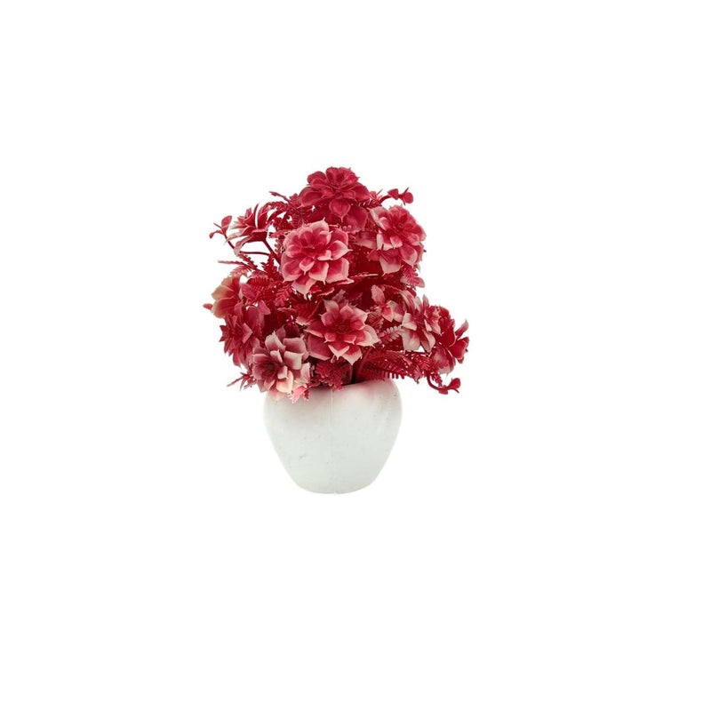Madhav Enterprises Flowers Artificial Wild Plant with Pot Showcase Decoration Plants Flowers Fake Plant Artificial Plants for Home Decor Office Gifting Plants Decorative Pack of 2 RVAP12 - Image 4
