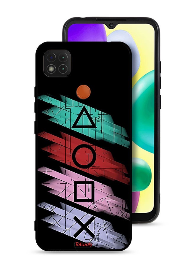 Tolwak Xiaomi Redmi 9C Protective Case Cover Squid Game Icons - Image 1