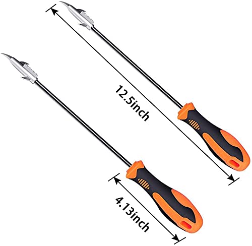 Dayalu 2 in 1 Car Tyre Stone Remover Hooks, Solid Rubber Handle Rust-Resistance Tire Protector Stone Hook, Tire Cleaning Tool, for Vehicle Motor Bike Tire Stone Remover - Vehicle Accessories - Image 5