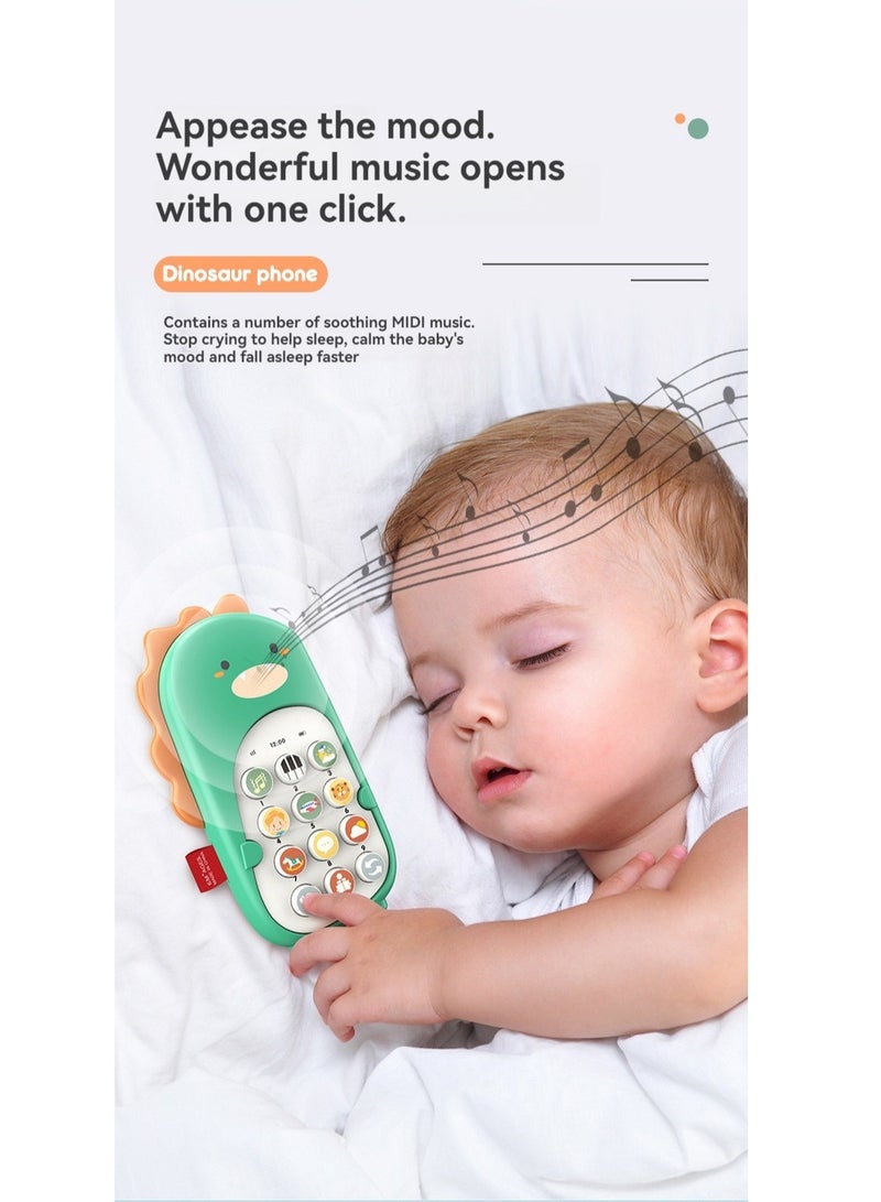 general Silicone Mobile Phone Toy, Toddler Cell Phone,Educational Kids Play Phone, Musical, Colorful and Educational Kids Play Phone,With Light Music for Babies 6 Months + - Image 1