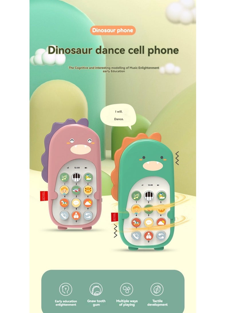 general Silicone Mobile Phone Toy, Toddler Cell Phone,Educational Kids Play Phone, Musical, Colorful and Educational Kids Play Phone,With Light Music for Babies 6 Months + - Image 3