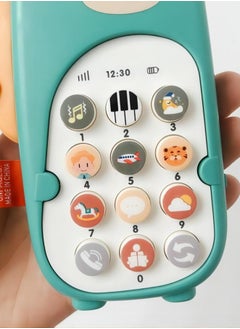 General Silicone Mobile Phone Toy, Toddler Cell Phone,Educational Kids Play Phone, Musical, Colorful and Educational Kids Play Phone,With Light Music for Babies 6 Months +  - Image 5