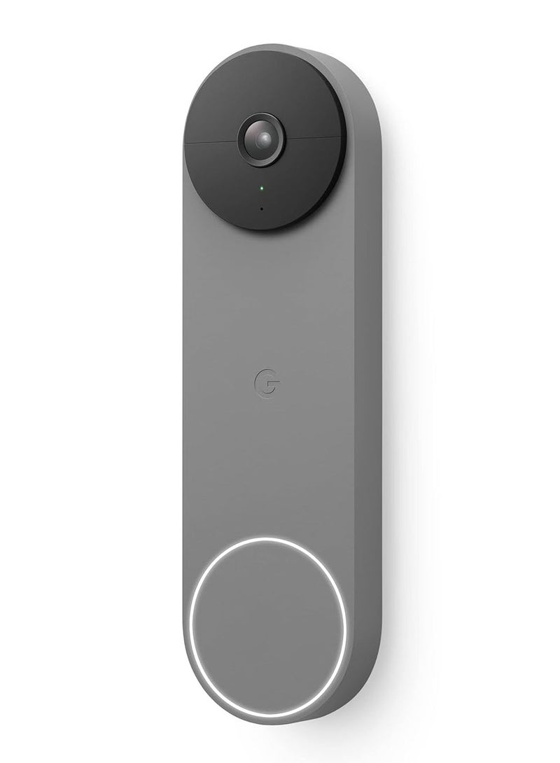 Google Nest Doorbell (Battery) - Wireless Doorbell Camera - Video Doorbell - Ash-‎GA02075-US - Image 1