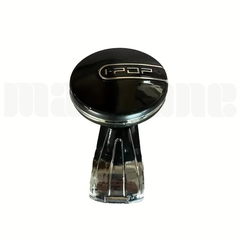 Marrone Universal Car Steering Wheel Rotator/Streering Holder/Silicone Power Handle for All Cars Steering Wheel Knob Metal Bearings, Suitable for Most Cars, Trucks (I-Pop (Black)) - Image 2