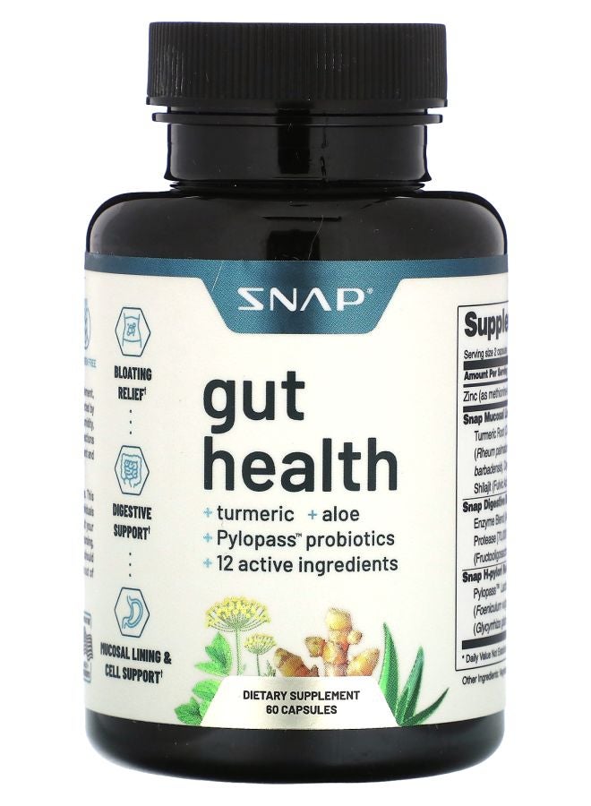 SNAP SUPPLEMENTS Gut Health  60 Capsules