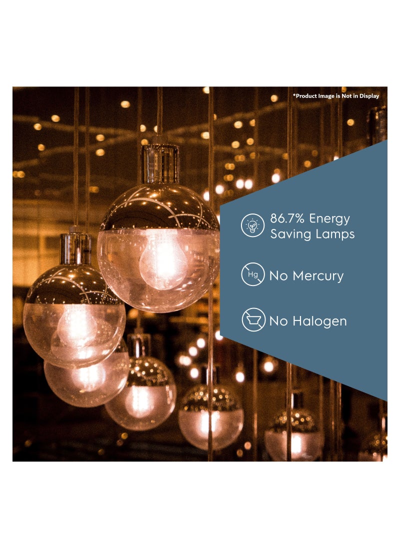 Electrolux - لامبة إلكترو لوكس للتقنية الذكية LED دافئة بيضاء، 6 واط، 500 لومن، 15000 ساعة عمر - Image 1