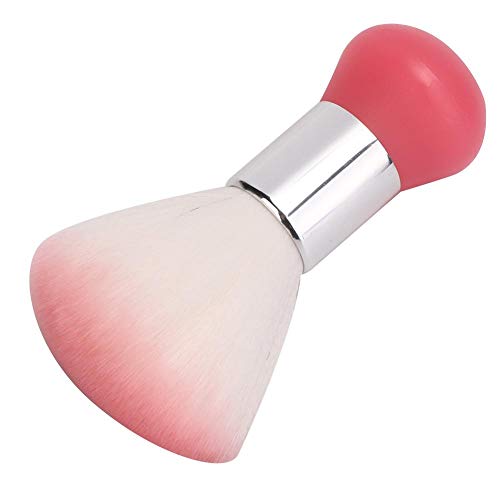 Liyeehao Broken Hair Sweep Brush Professional Neck Duster Brush Hair Cleaning Hair Brush Hairdresser(Pink) - Image 1