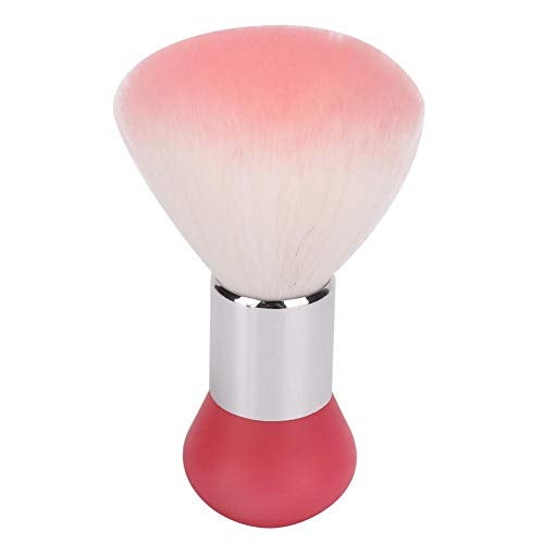Liyeehao Broken Hair Sweep Brush Professional Neck Duster Brush Hair Cleaning Hair Brush Hairdresser(Pink) - Image 3