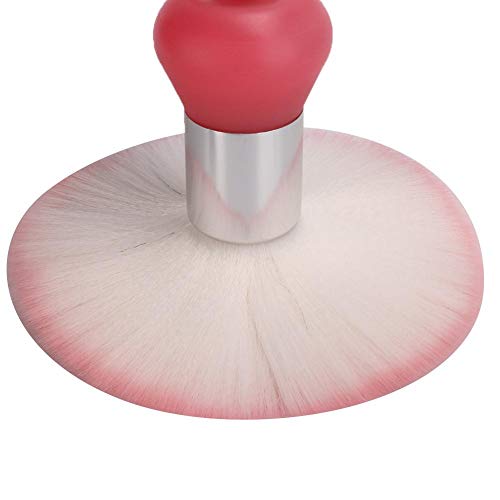 Liyeehao Broken Hair Sweep Brush Professional Neck Duster Brush Hair Cleaning Hair Brush Hairdresser(Pink) - Image 5