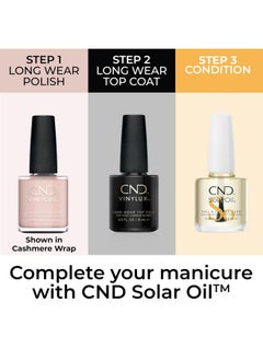 CND Vinylux Longwear Purple Nail Polish, Gellike Shine & Chip Resistant Color, Field Fox, 0.5 Fl. Oz  - Image 5