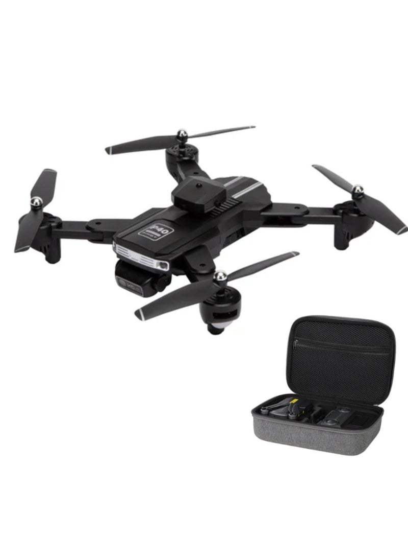 ELTRAZONE - Portable Mini Drone with Remote Control – Multifunctional P40 RC Drone for Adults, Adjustable, App-Controlled, HD Camera, Foldable, Includes Carrying Case – Black - Image 1