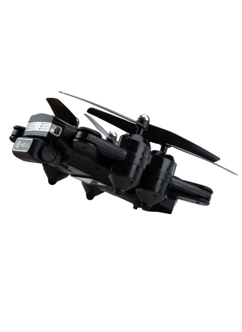 ELTRAZONE - Portable Mini Drone with Remote Control – Multifunctional P40 RC Drone for Adults, Adjustable, App-Controlled, HD Camera, Foldable, Includes Carrying Case – Black - Image 1