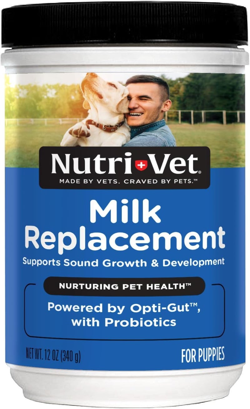 nutri vet Nutri-Vet Milk Replacement for Puppies, 12-Ounce - Essential Nutritional Support - Image 1