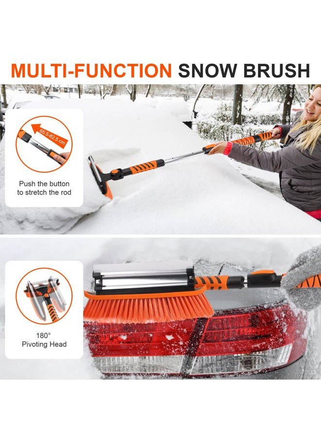 COMOWARE Extendable Ice Scraper Snow Brush for Car - Image 5