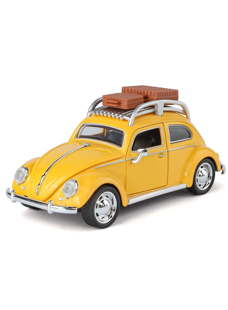 general 1:32 Beetle alloy car model with opening doors retro wind-up office ornament exquisite desktop accessory to enhance style - Image 1
