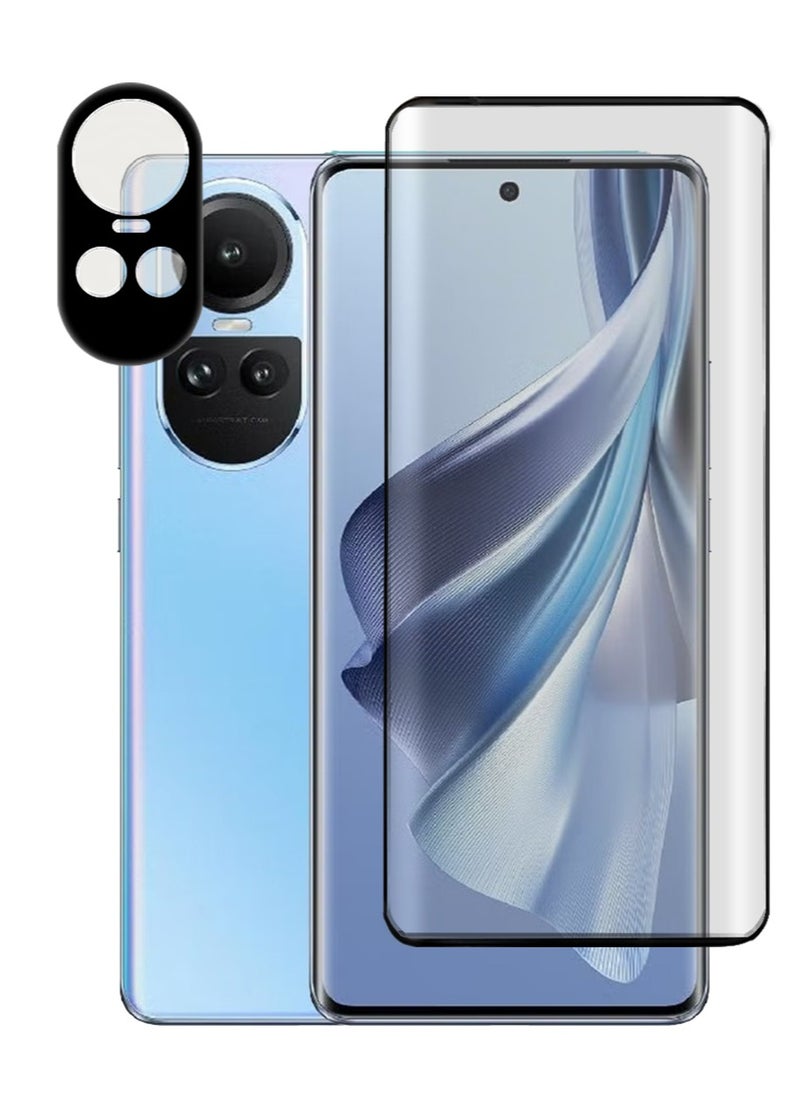 ماركة غير محددة أوبو رينو 10 برو / أوبو رينو 10 5G شاشة التوTempered Glass Screen Protector for Oppo Reno 10 Pro / OPPO Reno 10 5G with1Pcs Cقف  - Image 1