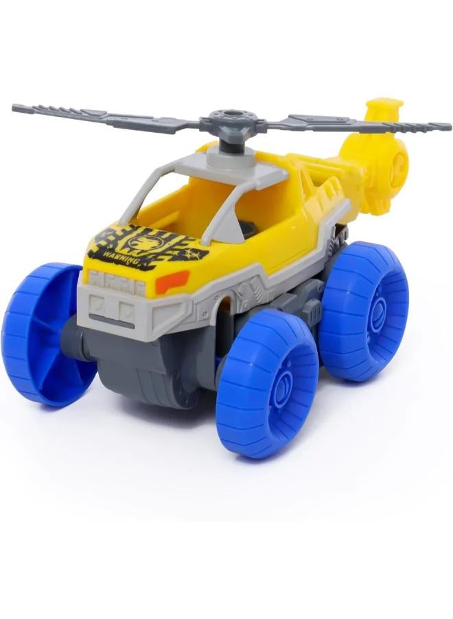 Happy Line Warrior Tech Robocopter Conversion Transformer Vehicle with Model Figure - Image 3