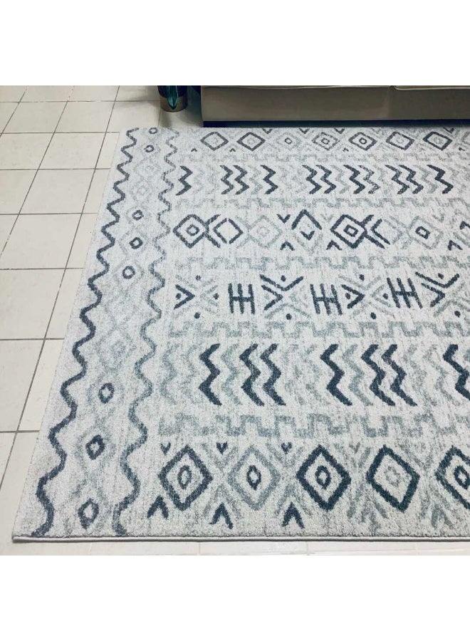 Handpicked Furniture Vintage Grey Rug, Ultra Soft Area Carpets For Bed Room, Living Room, And Dining Room, Antislip Floor Carpets, Easy To Clean, Made In Turkey, Polypropylene, Rectangle - Image 3