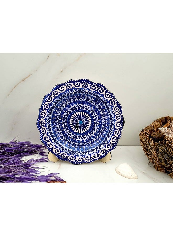 Ayennur Turkish Decorative Plate Handmade Ceramic Ornament for Home&Office Wall Decor - Image 2
