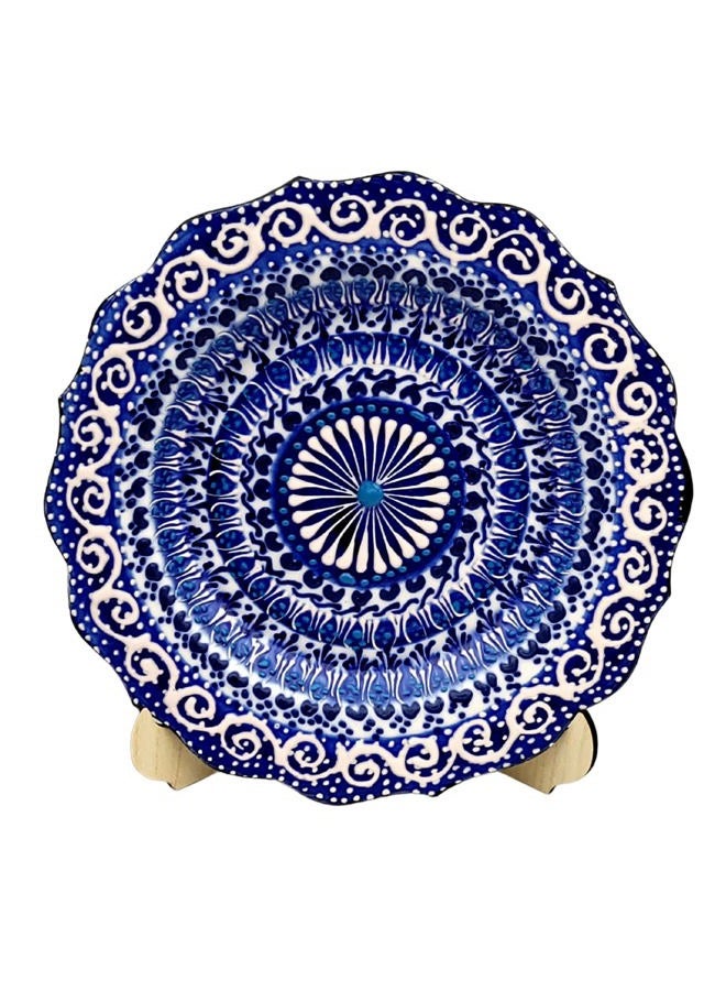 Ayennur Turkish Decorative Plate Handmade Ceramic Ornament for Home&Office Wall Decor - Image 1