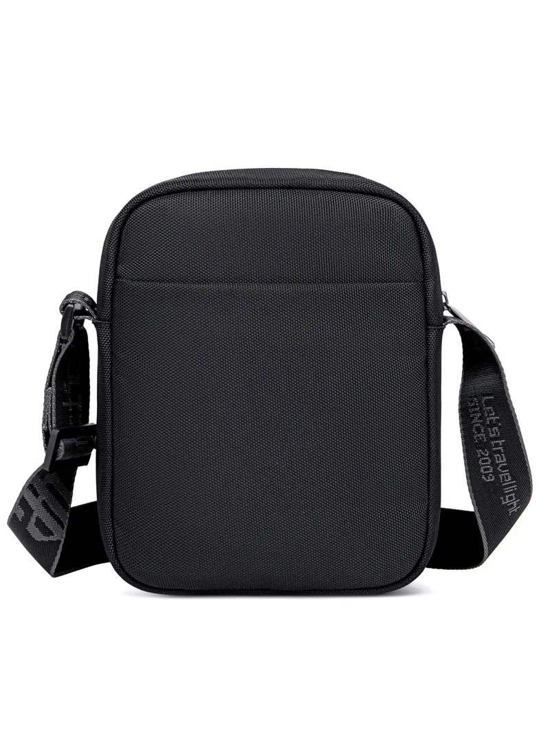 ARCTIC HUNTER Premium Unisex Sling Bag Water Resistant Polyester Cross Body Bag with Anti Theft Design for Travel Business Daily Casual K00542 Black