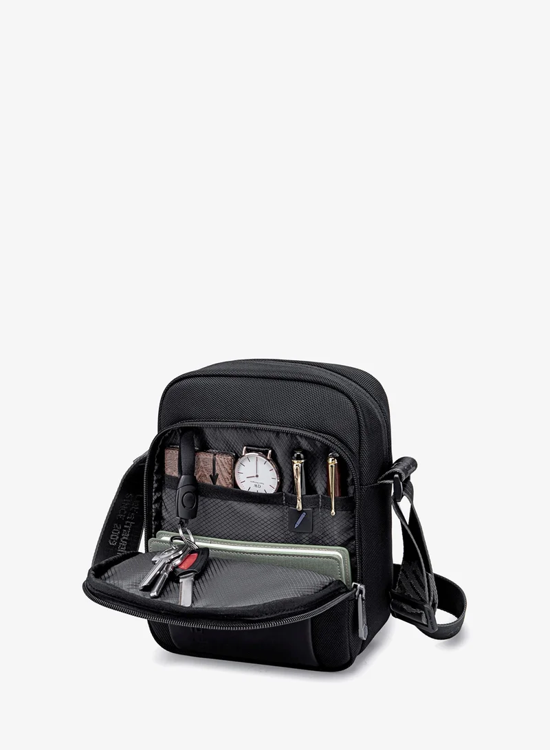 ARCTIC HUNTER Black Premium Unisex Sling Bag Water Resistant Polyester Cross Body Bag with Anti Theft Design for Travel Business Daily Casual K00542 Black  | Best Price UAE
